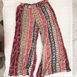 Wide Leg Flowey Pants